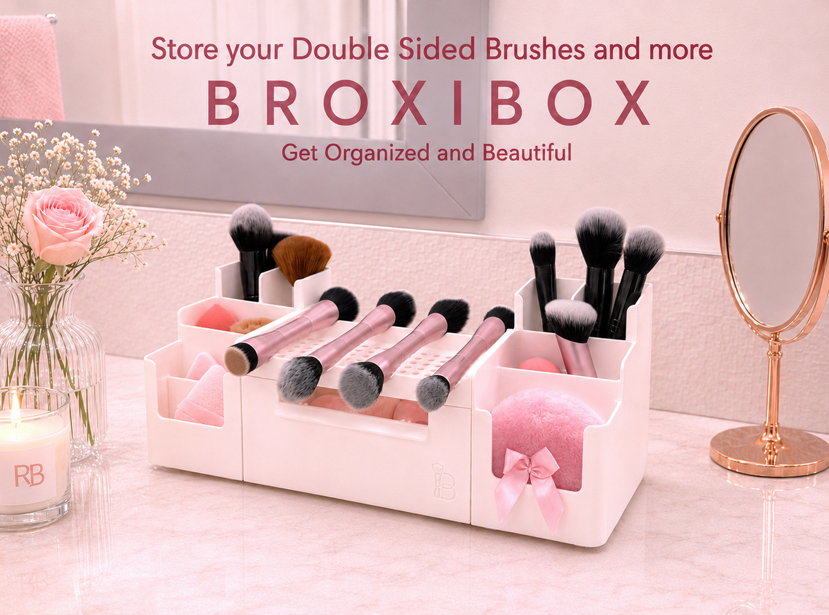 Meet BroxiBox — a makeup organizer for double-sided brushes